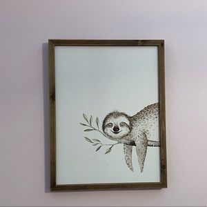 Nursery wall decor - sloth